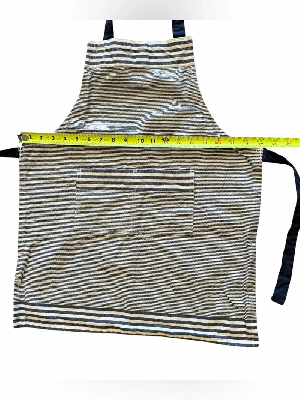 Children’s Williams Sonoma Bay Blue & White Stripe Cotton Apron